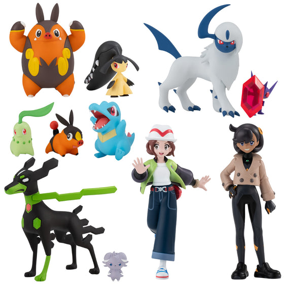 POKÉMON SCALE WORLD LUMIOSE CITY SET W/O GUM