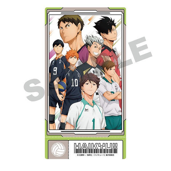 Haikyu!! Visual Clear Ticket 2 (pack of 13) 排球少年 透明 票