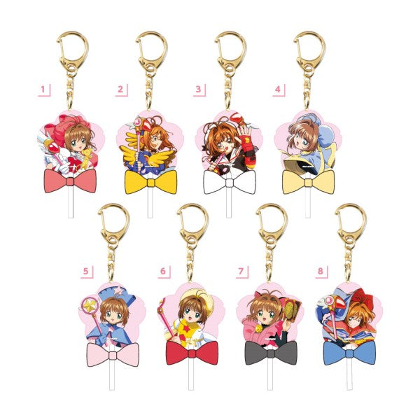 Cardcaptor Sakura Candy shaped Acrylic Keychains (set of 8) 百變小櫻 鎖匙扣 吊飾 掛飾