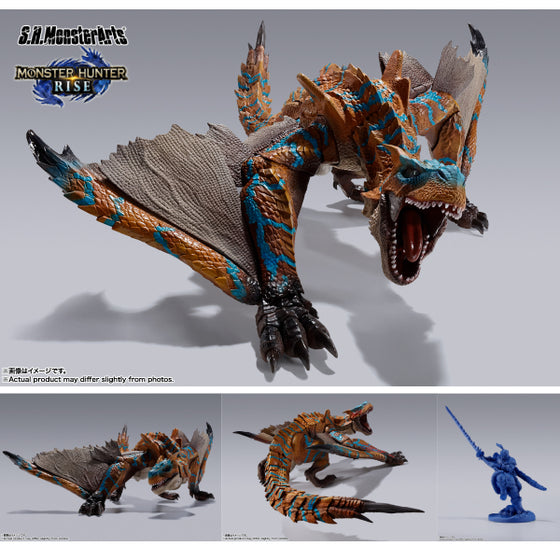S.H.MonsterArts TIGREX "Monster Hunter Rise" 芒亨 魔物獵人 怪物獵人 轟龍 SHMA