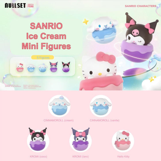 Sanrio characters Ice Cream Mini Figure (Box of 18 packs) 不倒翁