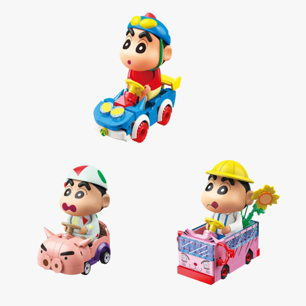 Qman - Crayon Shinchan car (3 variants) 蠟筆小新 積木