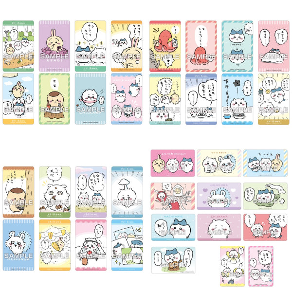 Chikawa Deco Sticker 2 with gum(box of 20 packs) ちいかわ 小可愛 吉伊卡哇 Chiikawa Something Small and Cute (2024 Feb Resale ver.)