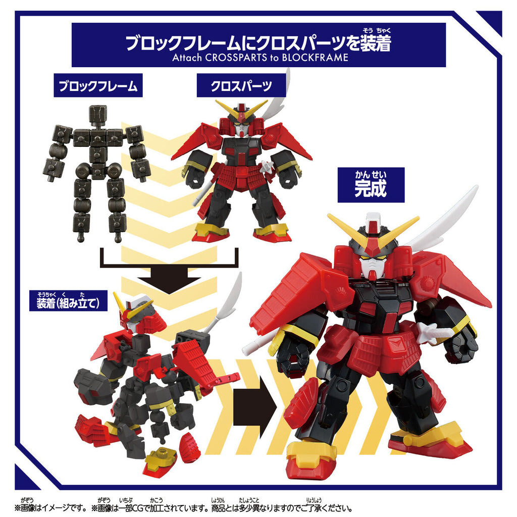 BLOCKCROSS MUSHA GUNDAM 機動戰士 高達 武者