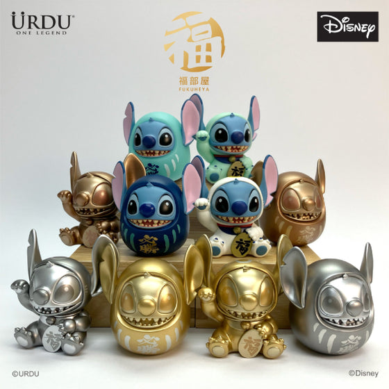 Urdu - Disney Fukuheya Lucky Series 2 - Stitch (box of 8) 福部屋招財貓 史迪仔