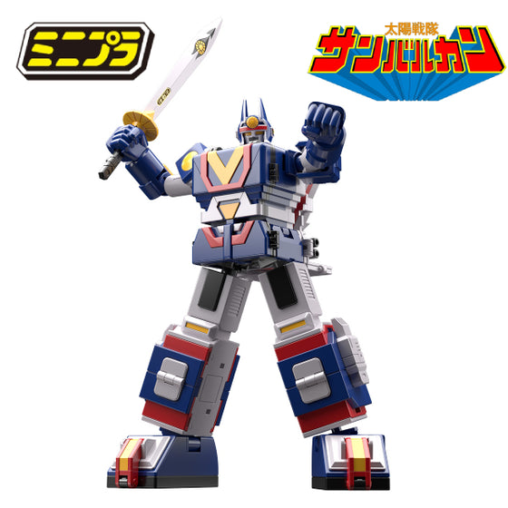 TAIYO GATTAI WORLD SUPER MINIPLA SUN VULCAN SET W/O RAMUNE 太陽戰隊 太陽火神