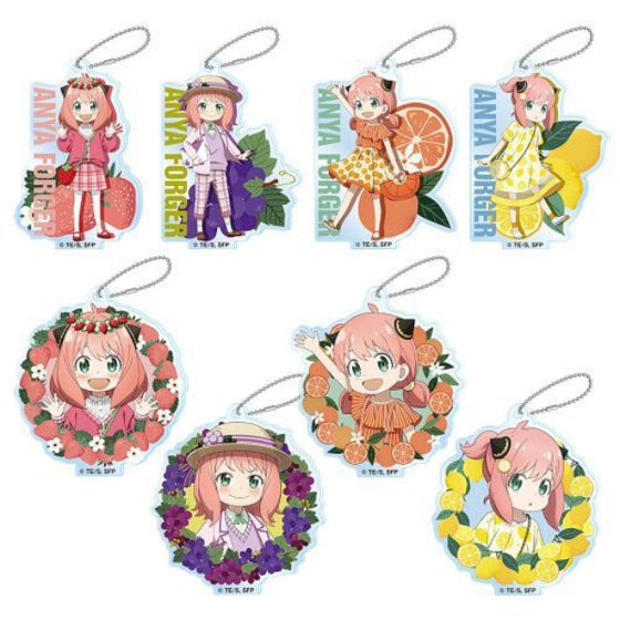 SPY x FAMILY Acrylic Key Chain -Fruits- Box (set of 8) 間諜家家酒 間諜過家家 安妮亞 アーニャ 鎖匙扣 吊飾 掛飾