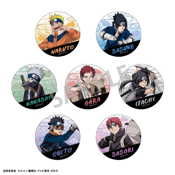 Naruto: Shippuden Trading Glitter Can Badge Boyhood (Set of 7) 火影忍者 疾風傳 襟章