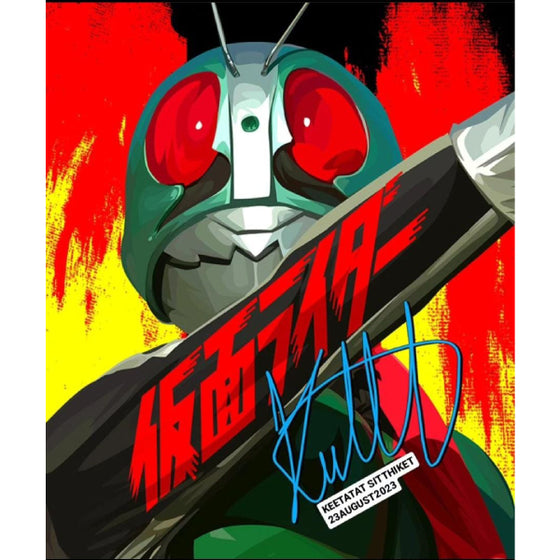 Pop Art Wall Decoration Drawing (Shin Kamen Rider) 幪面超人 掛畫