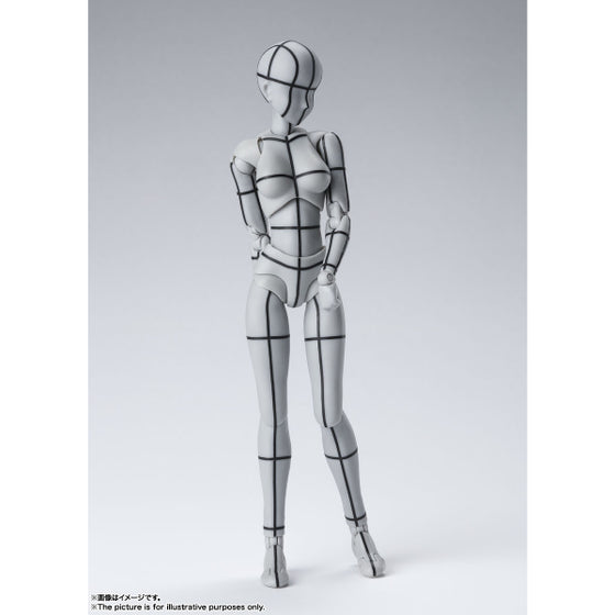S.H.Figuarts Body-chan -Wire Frame- (Gray Color Ver.) (2023 June Resale ver.) SHF 素體