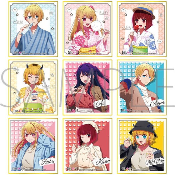 [Oshinoko] Mini colored paper collection (set of 9) 我推的孩子 色紙 shikishi