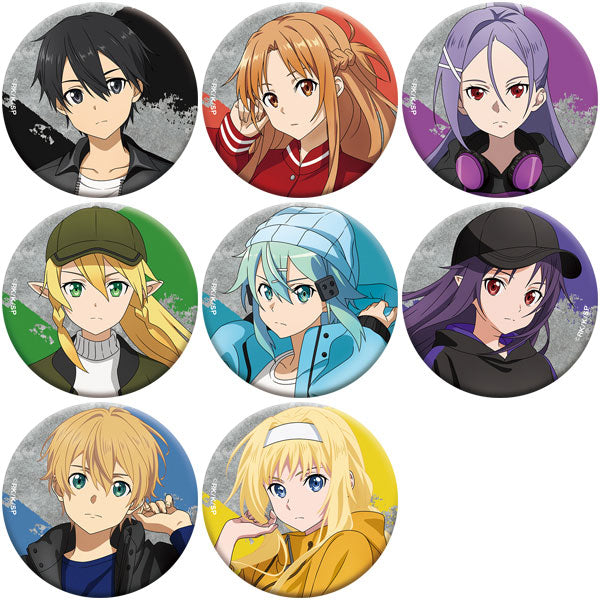 Sword Art Online Chara Badge Collection (set of 8) 刀劍神域 襟章 SAO