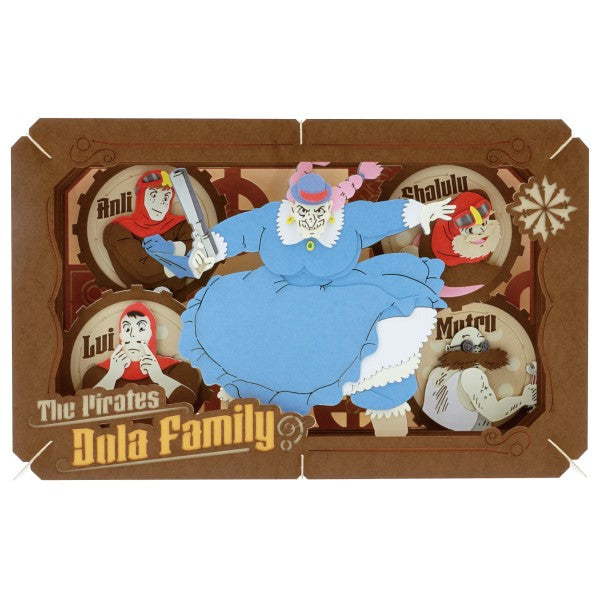 PT-L50 PAPER THEATER Laputa Castle in the Sky -  Aerial Pirate Dolor Family 吉卜力 天空之城 紙劇場
