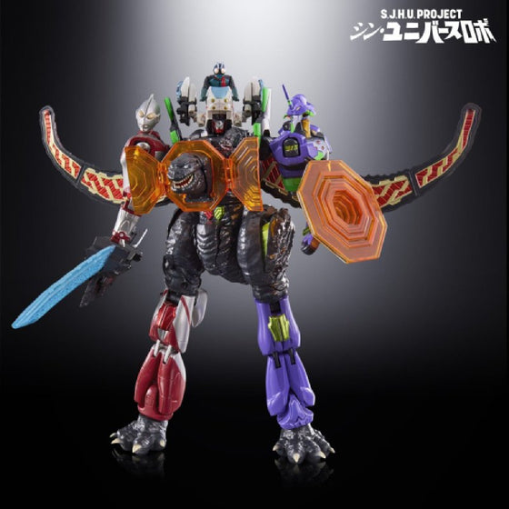 S.J.H.U. PROJECT SHIN UNIVERSE ROBO 哥斯拉 Godzilla 超人 Ultraman 幪面超人 Kamen Rider 新世紀福音戰士 EVA 初號機