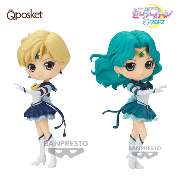 [Q POSKET] PRETTY GUARDIAN SAILOR MOON COSMOS THE MOVIE (ETERNAL SAILOR URANUS / ETERNAL SAILOR NEPTUNE) 美少女戰士 天王星 天王遙 海王星 海王滿