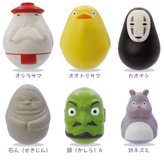 Spirited Away Puffy Swaying Rise and Fall (set of 6) (2023 Oct Resale ver.) 吉卜力 千與千尋 不倒翁 tumbler