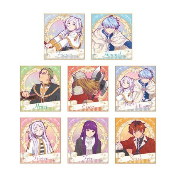 Frieren Vintage Series Illustration Board Box (set of 8) 葬送的芙莉蓮 色紙 shikishi