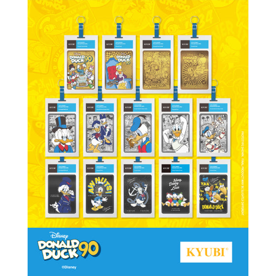 KYUBI Charm Collection Series 3 - Donald Duck 90 (box of 5) 迪士尼 唐老鴨 收藏卡 掛飾