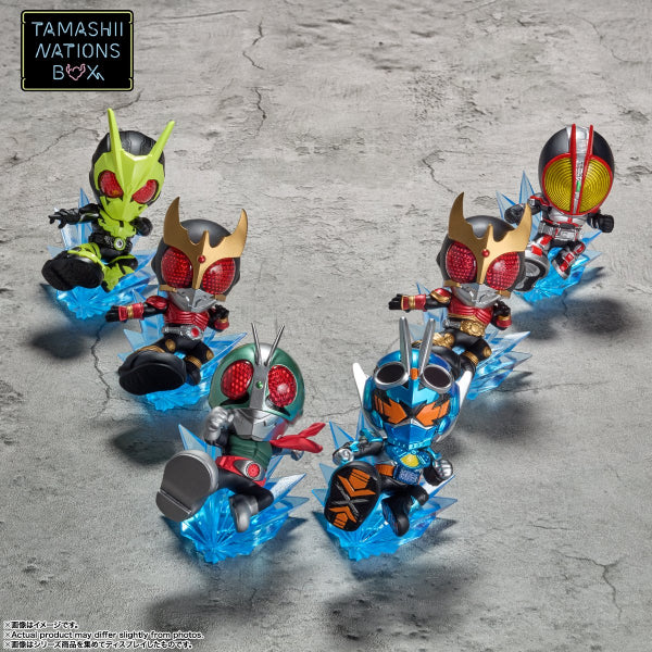TAMASHII NATIONS BOX KAMEN RIDER ARTlized -GO!GO!RIDER KICK!!- (box of 6) 幪面超人