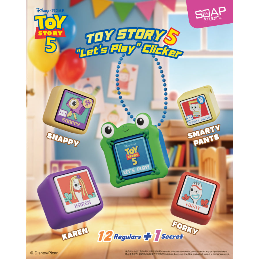 DISNEY PIXAR Toy Story 5 - Let's Play Clicker (Box of 9) 反斗奇兵