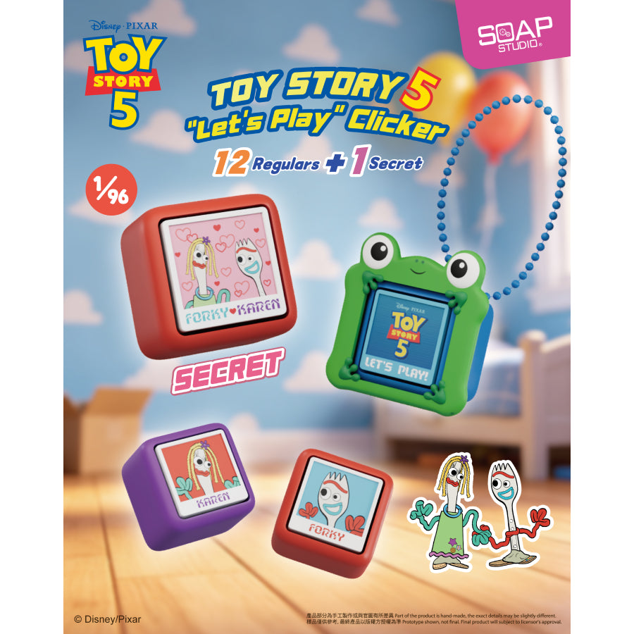 DISNEY PIXAR Toy Story 5 - Let's Play Clicker (Box of 9) 反斗奇兵