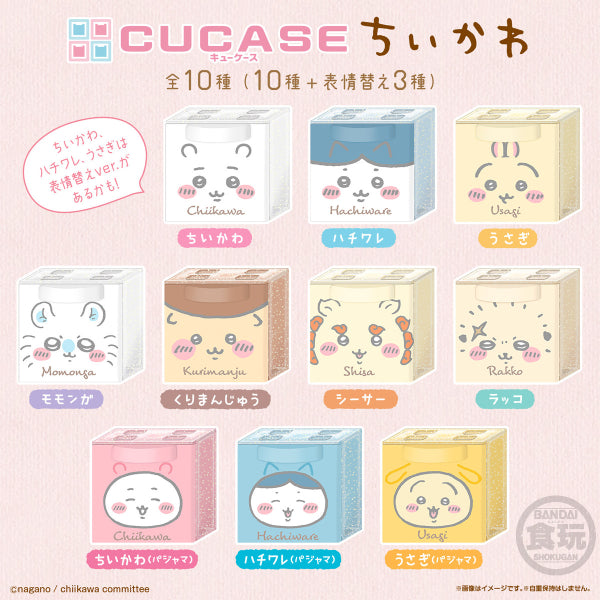 SOMETHING SMALL AND CUTE CUCASE W/O GUM (set of 10) Chikawa Chiikawa ちいかわ 小可愛 吉伊卡哇 儲物盒