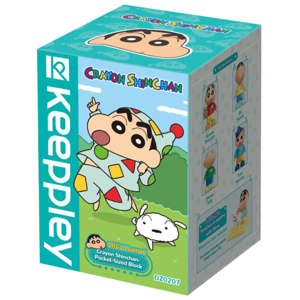 Qman - Crayon Shinchan Character Blind Box (box of 12) 蠟筆小新 積木 盲盒