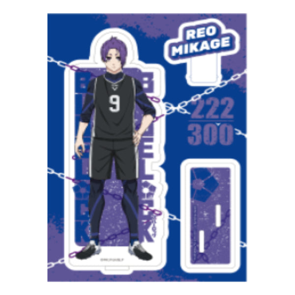 [SUNRISEPOP] BlueLock Acrylic Standee 01 (Bachira / Chigiri / Isagi / Mikage / Nagi) 藍色監獄 亞加力 立牌 (蜂樂迴 / 千切豹馬 / 潔世一 / 御影玲王 / 凪誠士郎) Blue Lock