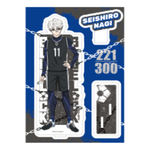 [SUNRISEPOP] BlueLock Acrylic Standee 01 (Bachira / Chigiri / Isagi / Mikage / Nagi) 藍色監獄 亞加力 立牌 (蜂樂迴 / 千切豹馬 / 潔世一 / 御影玲王 / 凪誠士郎) Blue Lock