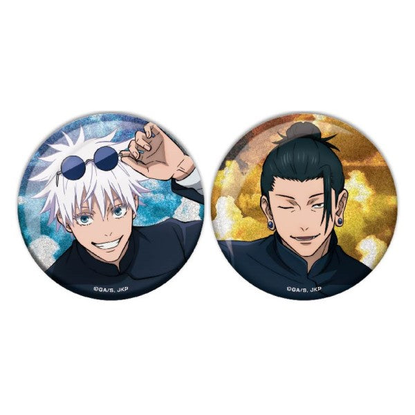 Jujutsu Kaisen Glittery Can Badge Pair Satoru Gojo and Suguru Geto 咒術迴戰 懷玉 玉折 五條悟 夏油傑