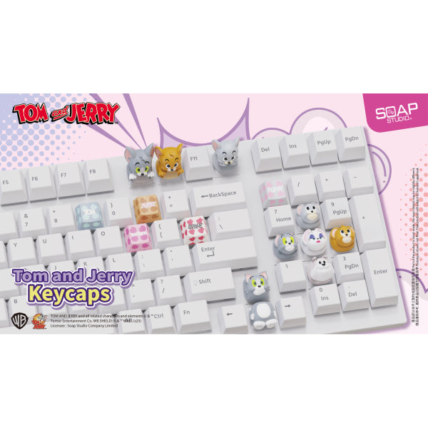 Tom and Jerry Keycaps (box of 8) 貓和老鼠 鍵帽