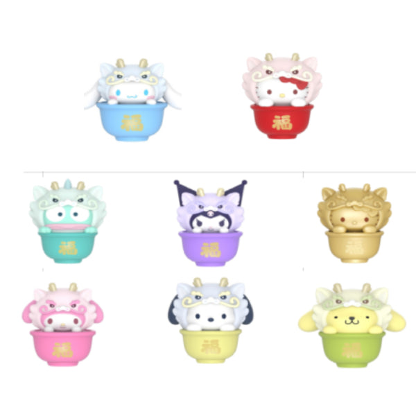 SANRIO CHARACTERS “LONG JIN” SOFVI SERIES W/O GUM (set of 8) 三麗鷗