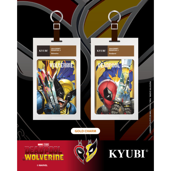 KYUBI Charm Collection Series 4 - Deadpool & Wolverine MARVEL 死侍 金鋼狼