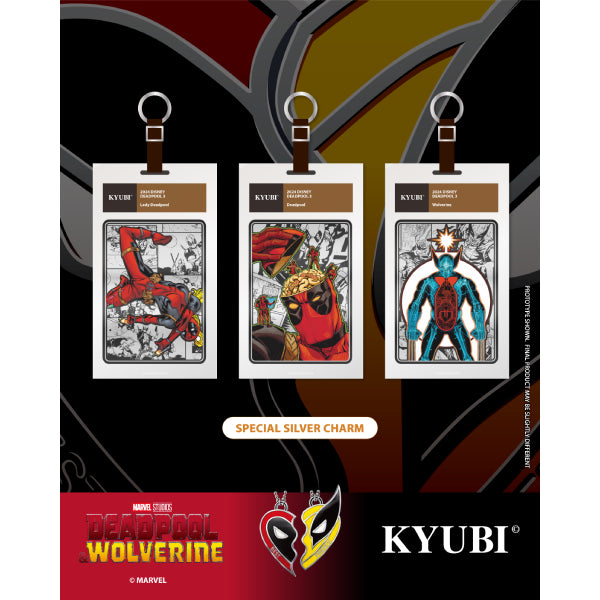 KYUBI Charm Collection Series 4 - Deadpool & Wolverine MARVEL 死侍 金鋼狼