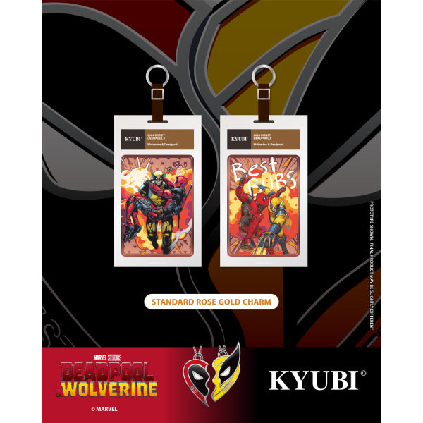 KYUBI Charm Collection Series 4 - Deadpool & Wolverine MARVEL 死侍 金鋼狼