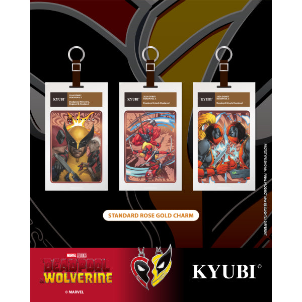 KYUBI Charm Collection Series 4 - Deadpool & Wolverine MARVEL 死侍 金鋼狼