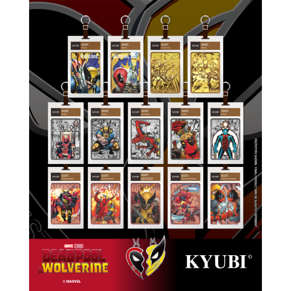 KYUBI Charm Collection Series 4 - Deadpool & Wolverine MARVEL 死侍 金鋼狼