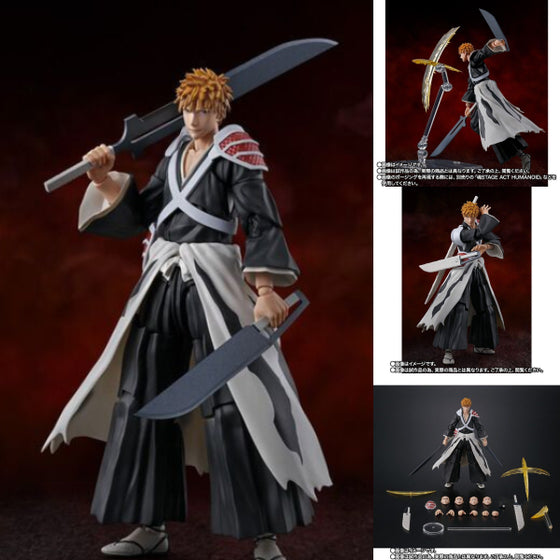 S.H.Figuarts ICHIGO KUROSAKI DUAL ZANGETSU 漂靈 死神 千年血戰 黑崎一護 二刀斬月 shf
