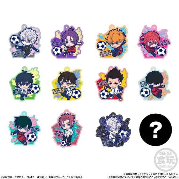 BLUE LOCK POP RUBBER W/O GUM (Box of 10 packs) 藍色監獄 鎖匙扣 掛飾 吊飾