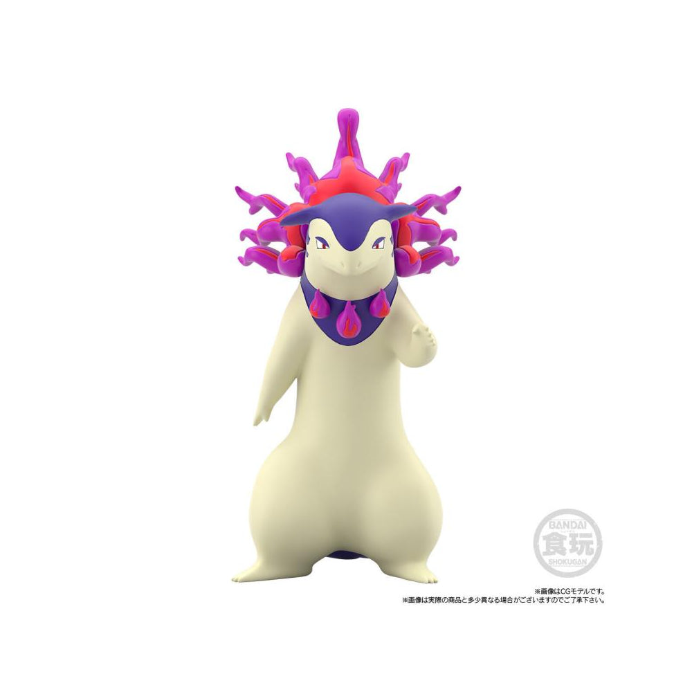 POKÉMON SCALE WORLD JADE (HISUI) REGION REI & TYPHLOSION (HISUIAN FORM) & DECIDUEYE (HISUIAN FORM) & SAMUROTT (HISUIAN FORM) W/O GUM 寵物小精靈 精靈寶可夢 翡翠地區