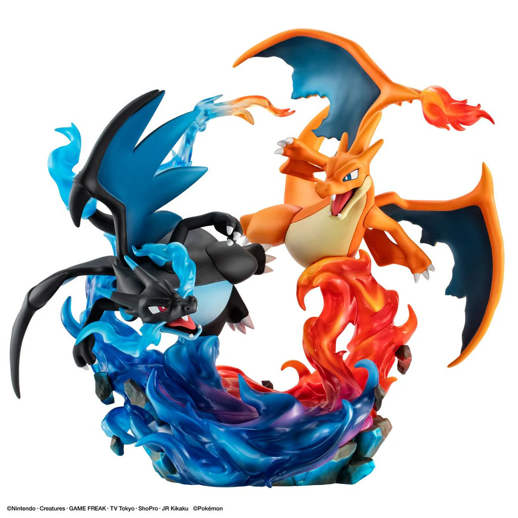 G.E.M.EX Series Pokémon - Mega Charizard X & Mega Charizard Y