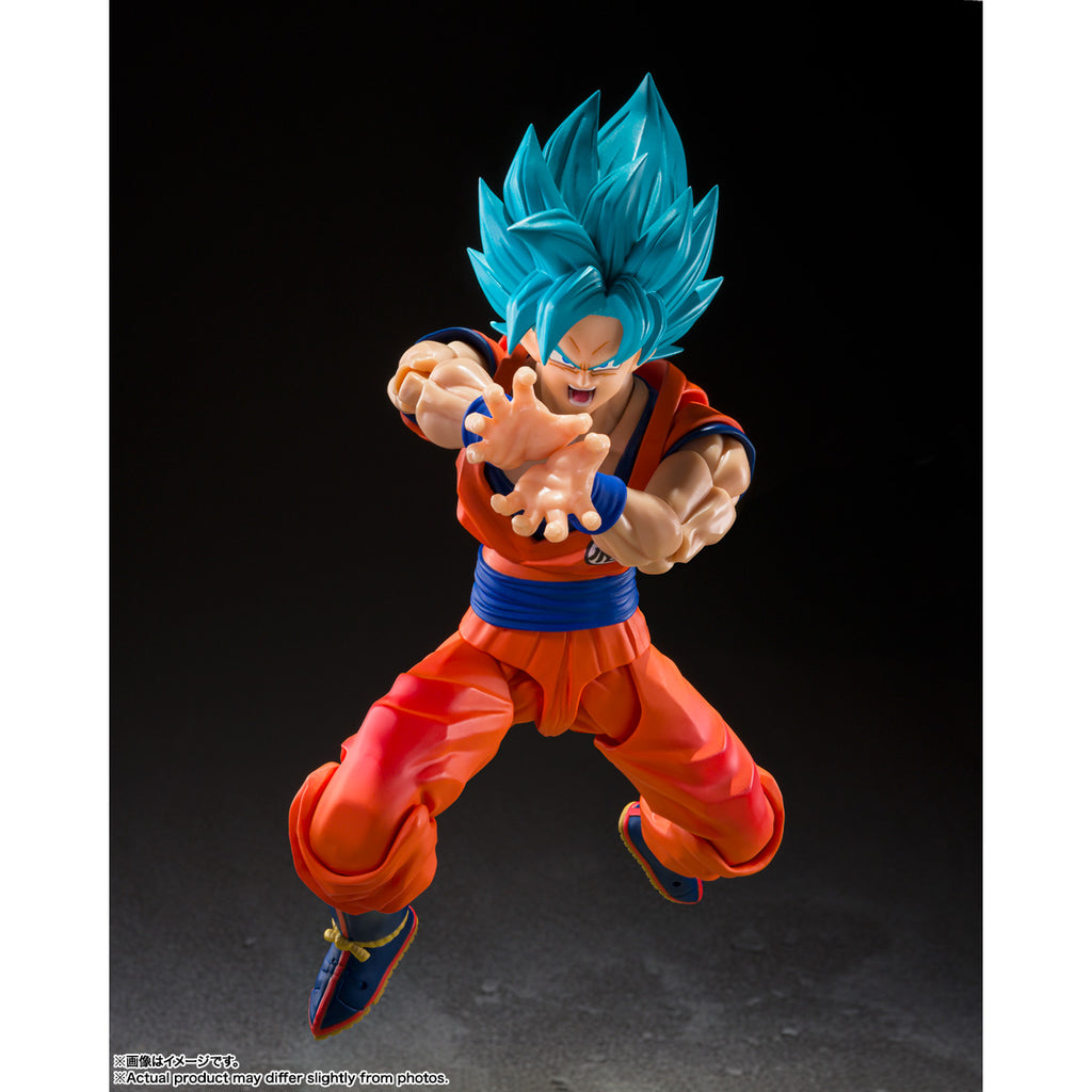 SHF SSGSS SON GOKU (BLUE POWER TRANSCENDING LIMITS) 龍珠 超級 撒亞人 神 孫 悟空