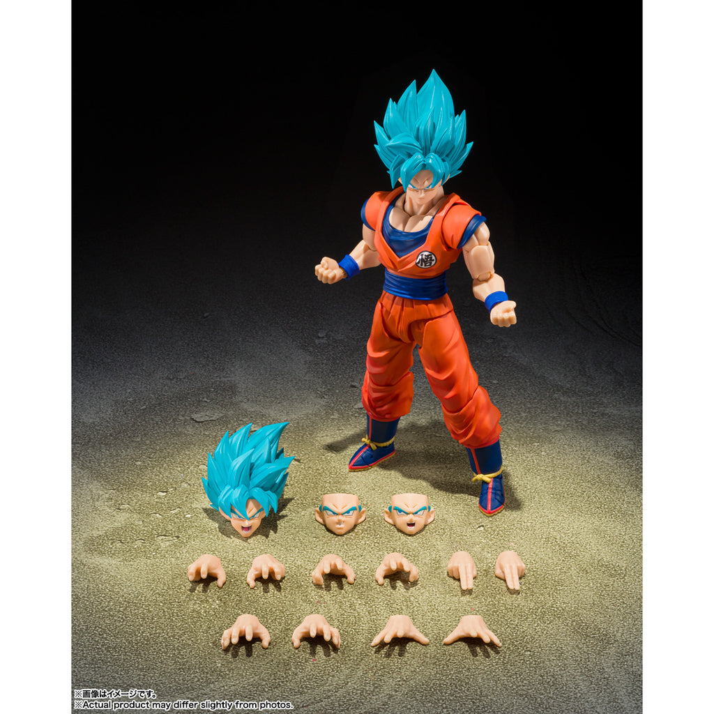 SHF SSGSS SON GOKU (BLUE POWER TRANSCENDING LIMITS) 龍珠 超級 撒亞人 神 孫 悟空