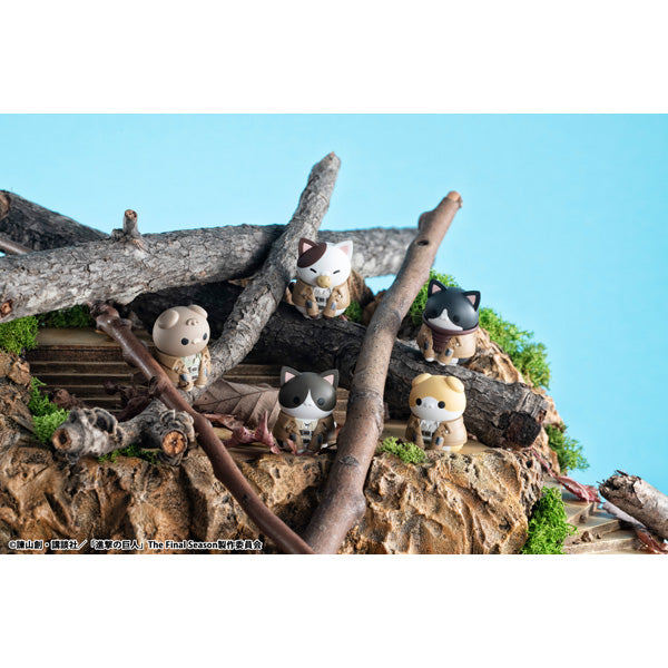 MEGA CAT PROJECT Attack on Titan Attack on Tinyan Gathering Scout Regiment danyan！(set of 8) (2026 Jan Resale ver.) 進擊的巨人