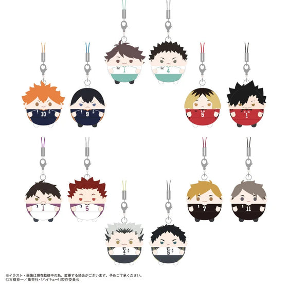 Haikyu!! Fuwakororin Keychain (pack of 6) 排球少年