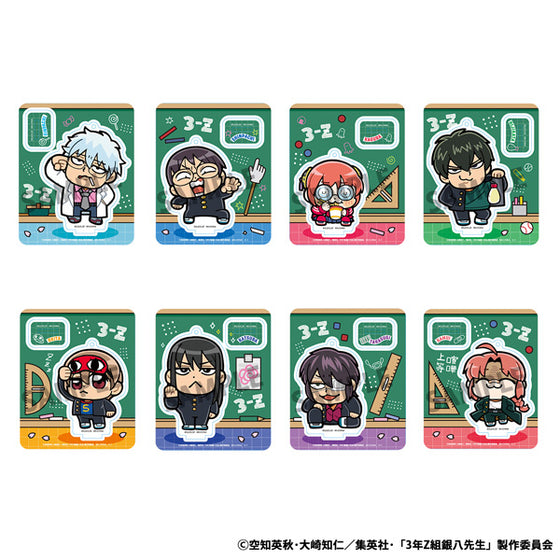 3-Z Ginpachi Sensei x Okawabukubu the Youth Acrylic Mascot (set of 8) 銀魂 大川 立牌