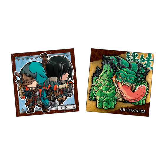 Niformation Monster Hunter Seal Wafers (pack of 20) 芒亨 魔物獵人 怪物獵人 餅貼 食玩