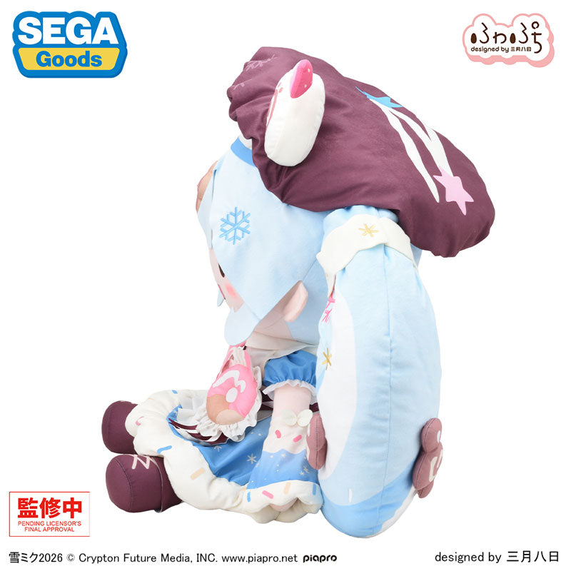 [Fuwa Petit] Snow Miku 2026 Dodeka Jumbo Plush 初音未來 毛公仔 雪初音
