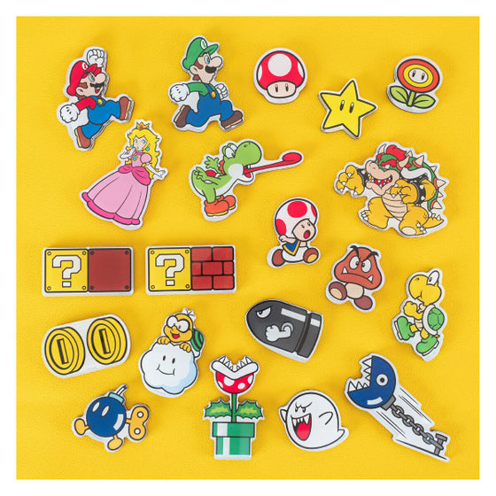 SUPER MARIO CHARACTER MAGNET W/O GUM (box of 14 packs) 瑪利奧 瑪利歐 磁石貼 磁貼