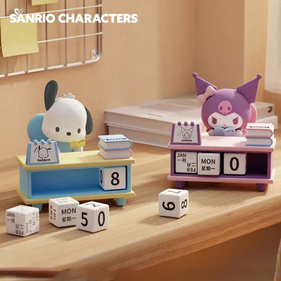 Sanrio characters School Dairy Series Display (Pochacco/ KUROMI) PC狗 可羅米 日曆